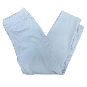 Renuar Light Blue Pull On Straight Leg Pants Size 8